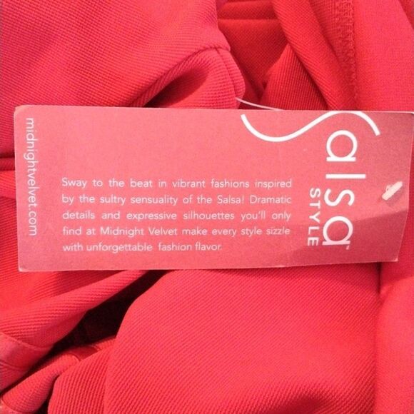 NWT Midnight Velvet Red Dress - Picture 9 of 12